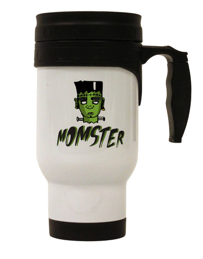 Momster Frankenstein Stainless Steel 14 OZ Travel Mug - Crafted for Discerning Drinkware Enthusiasts-Travel Mugs-TooLoud-Davson Sales