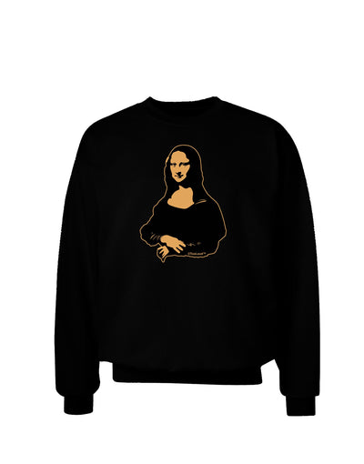 Mona Cutout Adult Dark Sweatshirt-Sweatshirts-TooLoud-Black-Small-Davson Sales