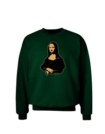 Mona Cutout Adult Dark Sweatshirt-Sweatshirts-TooLoud-Deep-Forest-Green-Small-Davson Sales