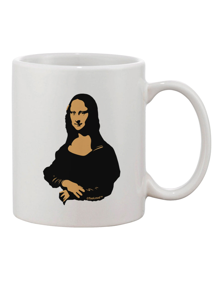 Mona Cutout Printed 11 oz Coffee Mug - Expertly Crafted Drinkware-11 OZ Coffee Mug-TooLoud-White-Davson Sales