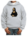 Mona Cutout Youth Hoodie Pullover Sweatshirt-Youth Hoodie-TooLoud-Ash-XS-Davson Sales