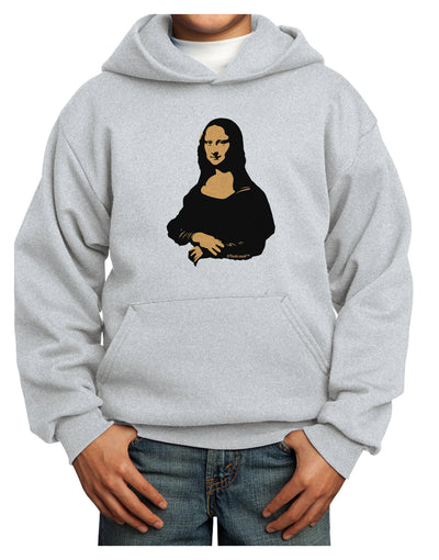 Mona Cutout Youth Hoodie Pullover Sweatshirt-Youth Hoodie-TooLoud-Ash-XS-Davson Sales