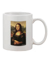 Mona Lisa Inspired 11 oz Coffee Mug - Perfect for Art Enthusiasts TooLoud-11 OZ Coffee Mug-TooLoud-White-Davson Sales