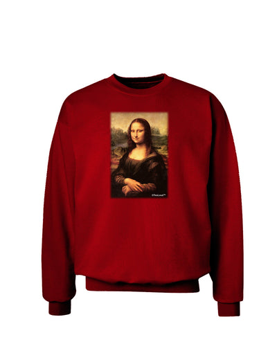 Mona Painting Adult Dark Sweatshirt-Sweatshirts-TooLoud-Deep-Red-Small-Davson Sales