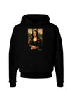 Mona Painting Dark Hoodie Sweatshirt-Hoodie-TooLoud-Black-Small-Davson Sales