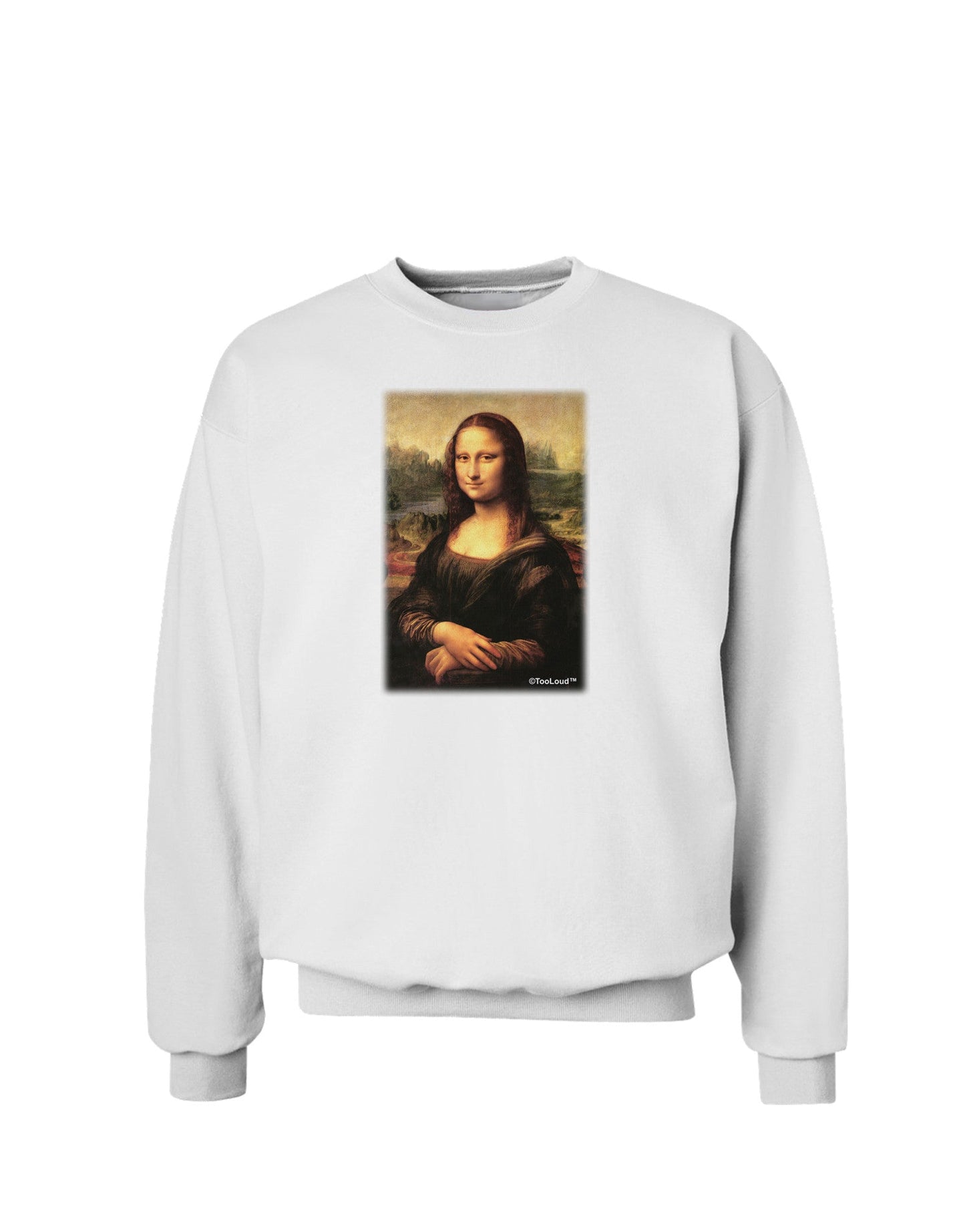 Mona Painting Sweatshirt-Sweatshirts-TooLoud-White-Small-Davson Sales