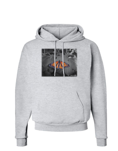 Monarch Butterfly Photo Hoodie Sweatshirt-Hoodie-TooLoud-AshGray-Small-Davson Sales