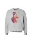 Monkey in Tree Watercolor Sweatshirt-Sweatshirts-TooLoud-AshGray-Small-Davson Sales