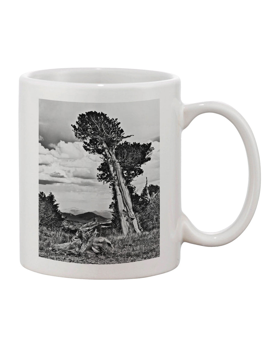 Monochrome Printed 11 oz Coffee Mug - Expertly Crafted for Colorado Landscape Enthusiasts - TooLoud-11 OZ Coffee Mug-TooLoud-White-Davson Sales