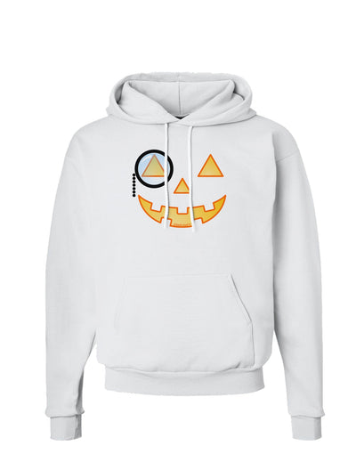 Monocle Jack-o-Lantern Color Hoodie Sweatshirt-Hoodie-TooLoud-White-Small-Davson Sales