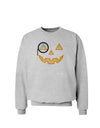 Monocle Jack-o-Lantern Color Sweatshirt-Sweatshirts-TooLoud-AshGray-Small-Davson Sales