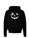 Monocle Jack-o-Lantern Distressed Dark Hoodie Sweatshirt-Hoodie-TooLoud-Black-Small-Davson Sales