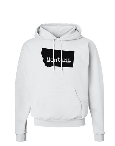 Montana - United States Shape Hoodie Sweatshirt  by TooLoud