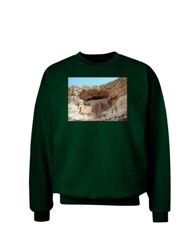 Montezuma Castle Arizona Adult Dark Sweatshirt-Sweatshirts-TooLoud-Deep-Forest-Green-Small-Davson Sales