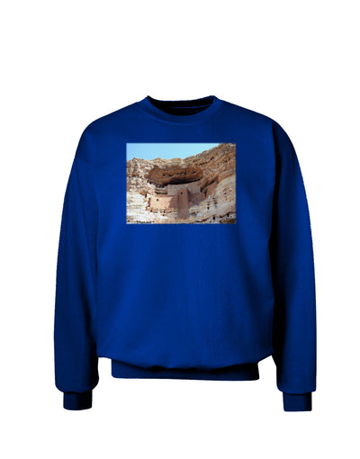 Montezuma Castle Arizona Adult Dark Sweatshirt-Sweatshirts-TooLoud-Deep-Royal-Blue-Small-Davson Sales