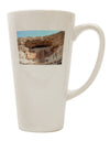 Montezuma Castle Arizona - Exquisite 16 oz Conical Latte Coffee Mug - TooLoud-Conical Latte Mug-TooLoud-White-Davson Sales