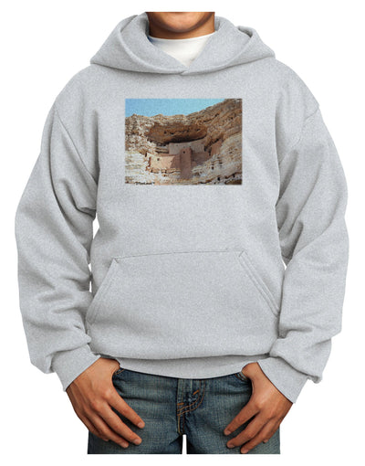 Montezuma Castle Arizona Youth Hoodie Pullover Sweatshirt-Youth Hoodie-TooLoud-Ash-XS-Davson Sales