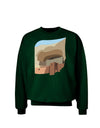 Montezuma Castle Artwork Adult Dark Sweatshirt-Sweatshirt-TooLoud-Deep-Forest-Green-Small-Davson Sales