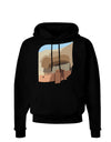 Montezuma Castle Artwork Dark Hoodie Sweatshirt-Hoodie-TooLoud-Black-Small-Davson Sales