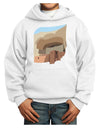 Montezuma Castle Artwork Youth Hoodie Pullover Sweatshirt-Youth Hoodie-TooLoud-White-XS-Davson Sales