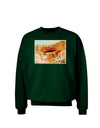 Montezuma Castle Watercolor Adult Dark Sweatshirt-Sweatshirts-TooLoud-Deep-Forest-Green-Small-Davson Sales