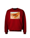 Montezuma Castle Watercolor Adult Dark Sweatshirt-Sweatshirts-TooLoud-Deep-Red-Small-Davson Sales