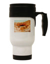 Montezuma Castle Watercolor Stainless Steel 14oz Travel Mug-Travel Mugs-TooLoud-White-Davson Sales
