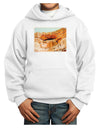 Montezuma Castle Watercolor Youth Hoodie Pullover Sweatshirt-Youth Hoodie-TooLoud-White-XS-Davson Sales