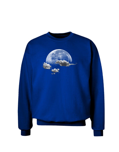 Moon Dream Earth Adult Dark Sweatshirt-Sweatshirts-TooLoud-Deep-Royal-Blue-Small-Davson Sales