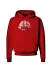 Moon Dream Earth Dark Hoodie Sweatshirt-Hoodie-TooLoud-Red-Small-Davson Sales