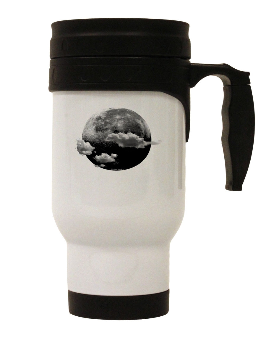 Moon Dream Earth Stainless Steel 14oz Travel Mug-Travel Mugs-TooLoud-White-Davson Sales