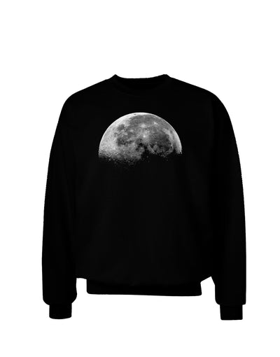 Moon of Earth Adult Dark Sweatshirt-Sweatshirts-TooLoud-Black-Small-Davson Sales