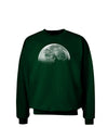 Moon of Earth Adult Dark Sweatshirt-Sweatshirts-TooLoud-Deep-Forest-Green-Small-Davson Sales