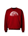 Moon of Earth Adult Dark Sweatshirt-Sweatshirts-TooLoud-Deep-Red-Small-Davson Sales