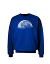 Moon of Earth Adult Dark Sweatshirt-Sweatshirts-TooLoud-Deep-Royal-Blue-Small-Davson Sales