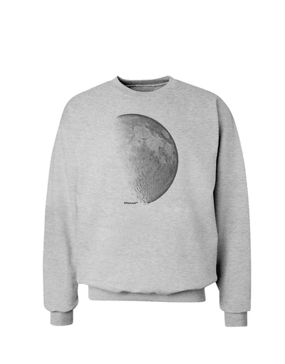 Moon Shadow Sweatshirt-Sweatshirts-TooLoud-AshGray-Small-Davson Sales