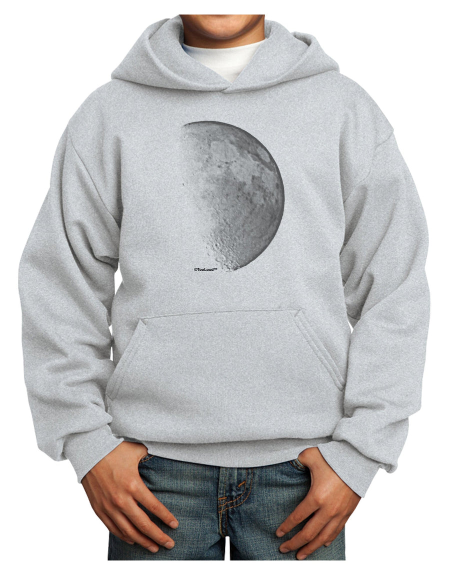 Moon Shadow Youth Hoodie Pullover Sweatshirt-Youth Hoodie-TooLoud-White-XS-Davson Sales