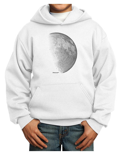 Moon Shadow Youth Hoodie Pullover Sweatshirt-Youth Hoodie-TooLoud-White-XS-Davson Sales