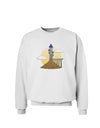 Moonlit Wizard Tower - Halloween Sweatshirt-Sweatshirts-TooLoud-White-Small-Davson Sales