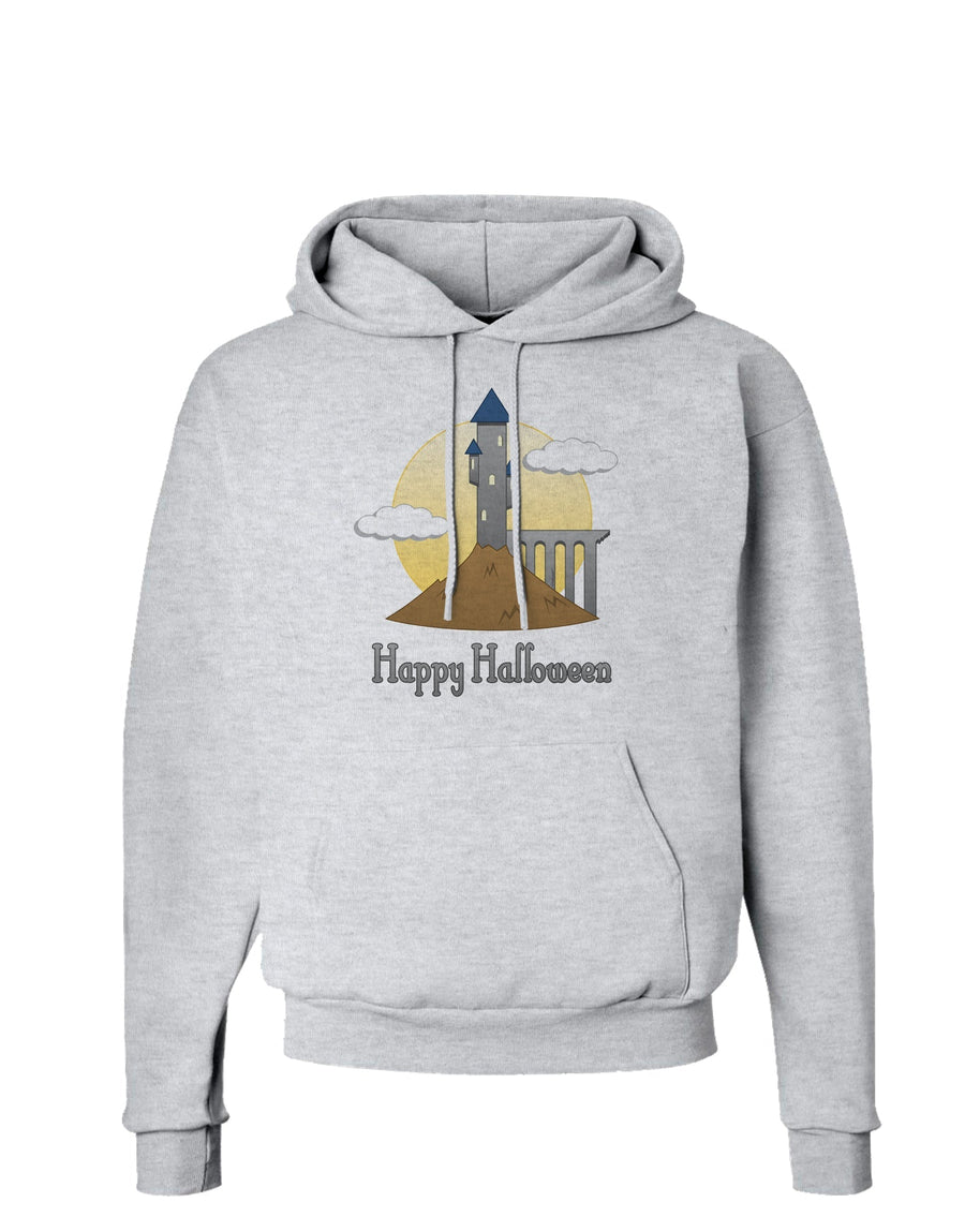 Moonlit Wizard Tower - Happy Halloween Hoodie Sweatshirt-Hoodie-TooLoud-White-Small-Davson Sales