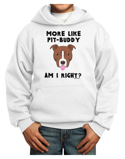 More Like Pit Buddy Youth Hoodie Pullover Sweatshirt-Youth Hoodie-TooLoud-White-XS-Davson Sales