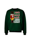 More Nuts Busted - My Mouth Adult Dark Sweatshirt by-Sweatshirts-TooLoud-Deep-Forest-Green-Small-Davson Sales