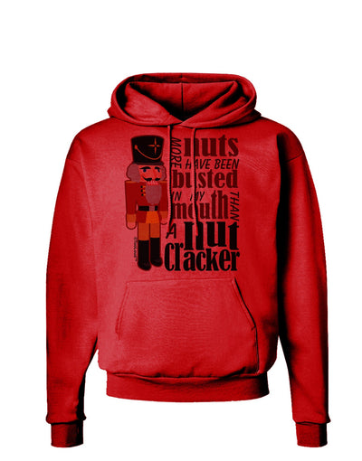 More Nuts Busted - My Mouth Hoodie Sweatshirt by-Hoodie-TooLoud-Red-Small-Davson Sales