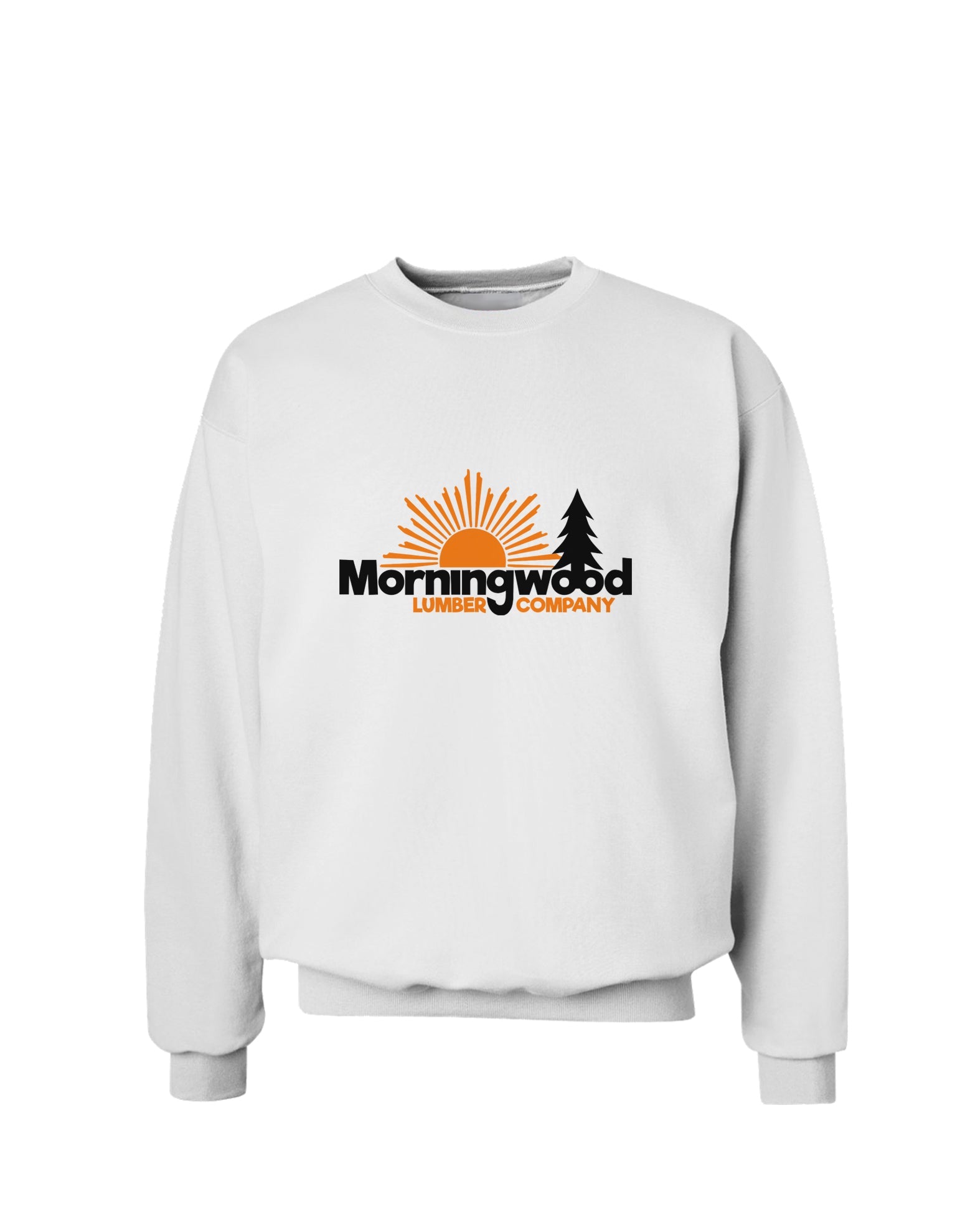 Morningwood Company Funny Sweatshirt by TooLoud-Sweatshirts-TooLoud-White-Small-Davson Sales