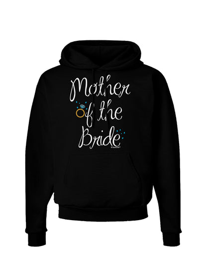 Mother of the Bride - Diamond - Color Dark Hoodie Sweatshirt-Hoodie-TooLoud-Black-Small-Davson Sales