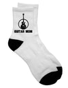 Mother's Day Design Adult Short Socks for Guitar Enthusiast Moms - TooLoud-Socks-TooLoud-White-Ladies-4-6-Davson Sales
