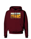 Mountain Forest Park Watercolor Dark Hoodie Sweatshirt-Hoodie-TooLoud-Maroon-Small-Davson Sales