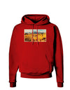 Mountain Forest Park Watercolor Dark Hoodie Sweatshirt-Hoodie-TooLoud-Red-Small-Davson Sales