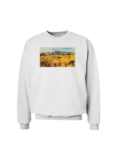 Mountain Forest Park Watercolor Sweatshirt-Sweatshirts-TooLoud-White-Small-Davson Sales