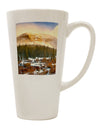 Mountain Glow 16 Ounce Conical Latte Coffee Mug - Expertly Crafted Drinkware by TooLoud-Conical Latte Mug-TooLoud-White-Davson Sales